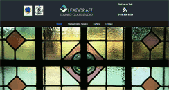 Desktop Screenshot of leadcraftstainedglass.co.uk