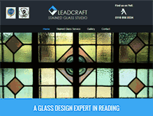Tablet Screenshot of leadcraftstainedglass.co.uk